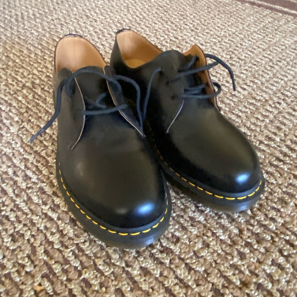 Dr. Marten Black Leather Men's Loafers